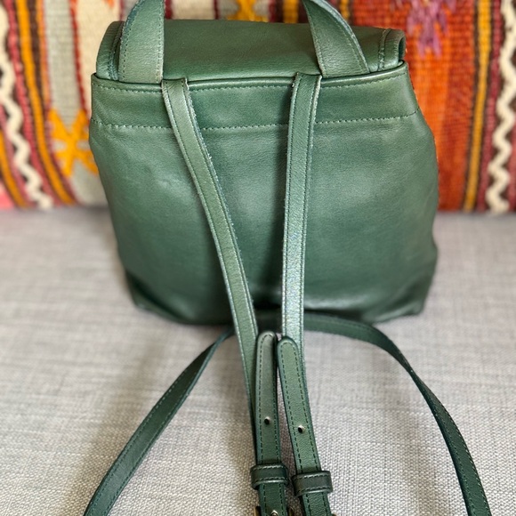 Vintage Coach Bantam Bag in Bottle Green 🍀💚🌲 From 1995 | In Excellent Condition - Picture 9 of 11
